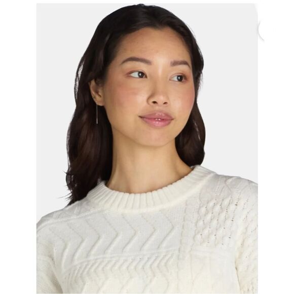 Women's Cozy Mixed Stitch Sweater Top 2-Pack Size XXL - Picture 6 of 12